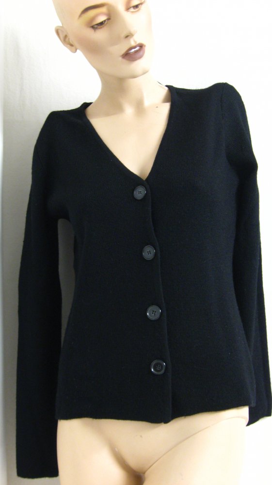 kurz Cardigan mit Kunstfell Kragen