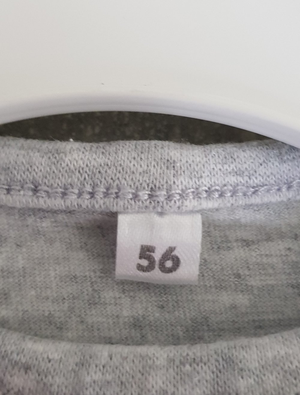 Langarmshirt Gr.56 #Panda #grau