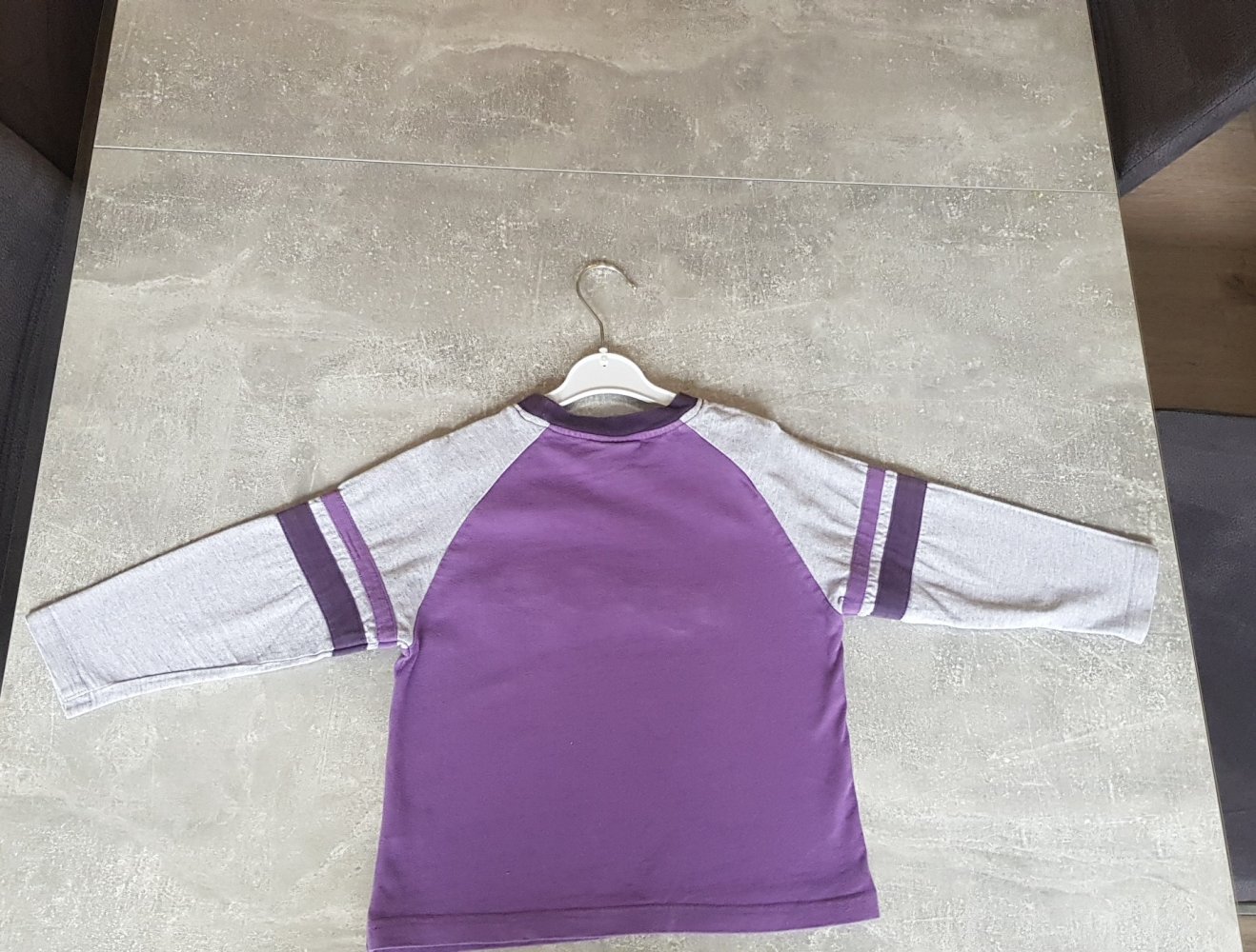Langarmshirt Gr.98 #Topolino #grau #lila