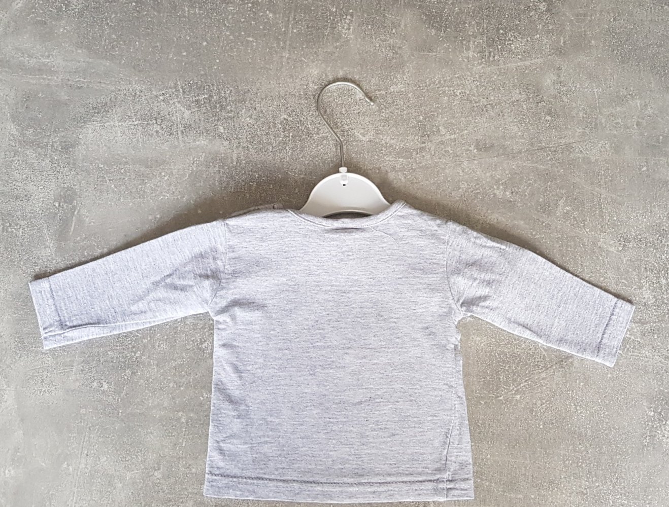 Langarmshirt Gr.56 #Panda #grau