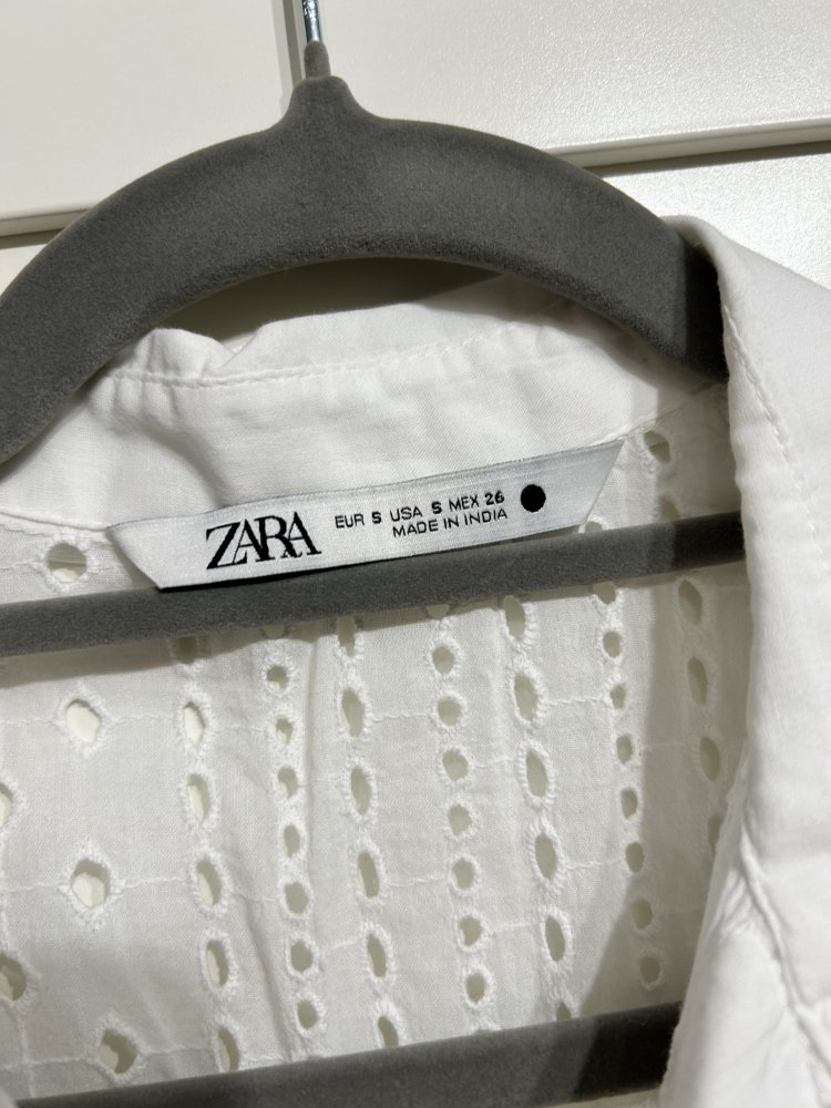 Weiße Bluse von Zara ( Häkel / Spitze )