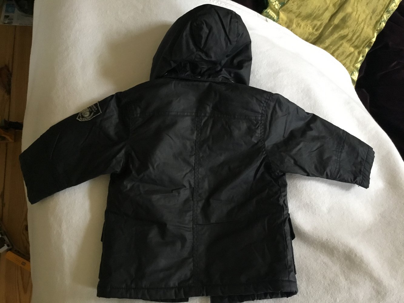 Vertbaudet Jacke mit Kapuze - Größe 86 - innen Fleece Futter