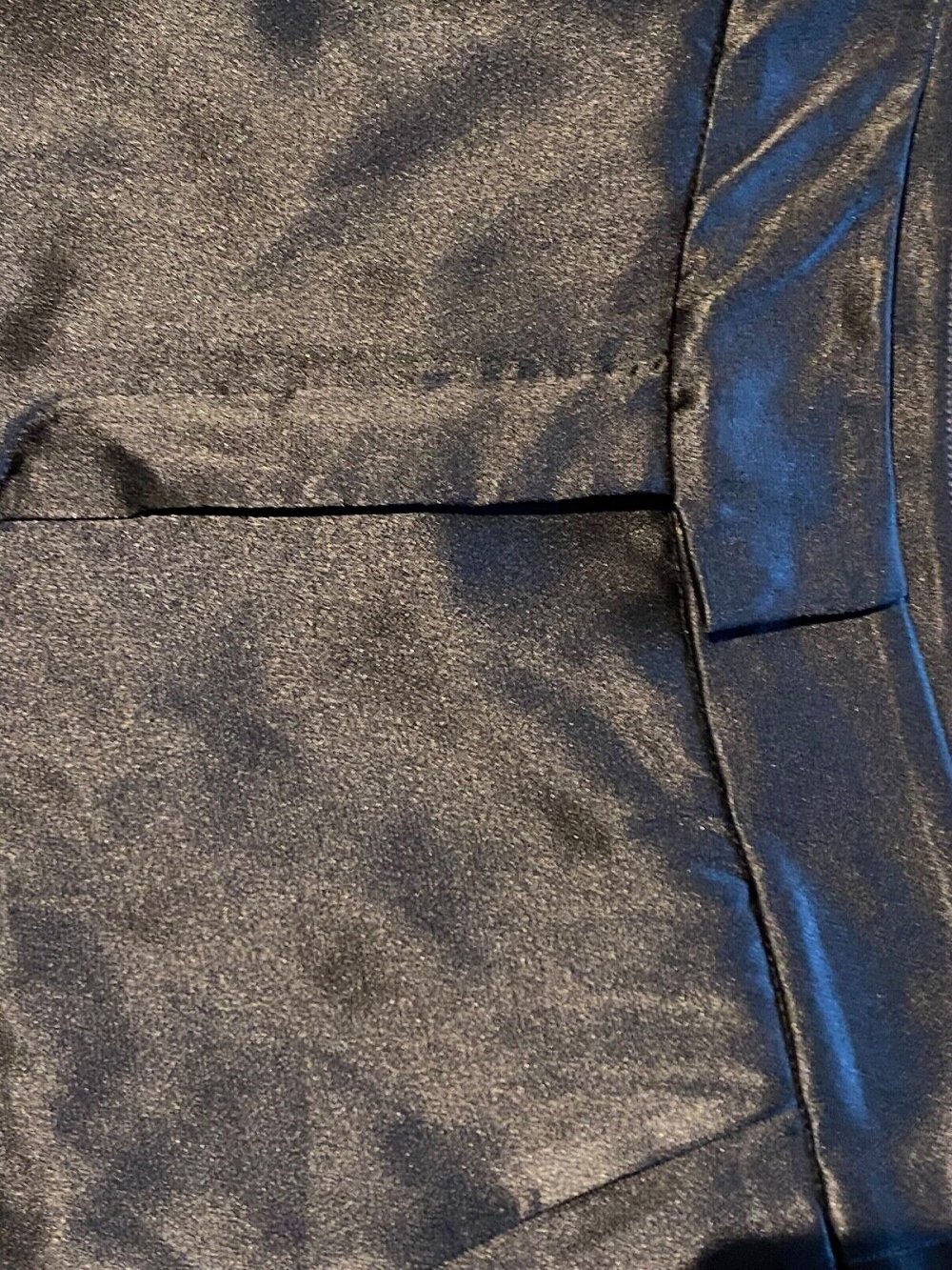 karen millen tailord viscose satin back crepa wide leg trousers Größe 38