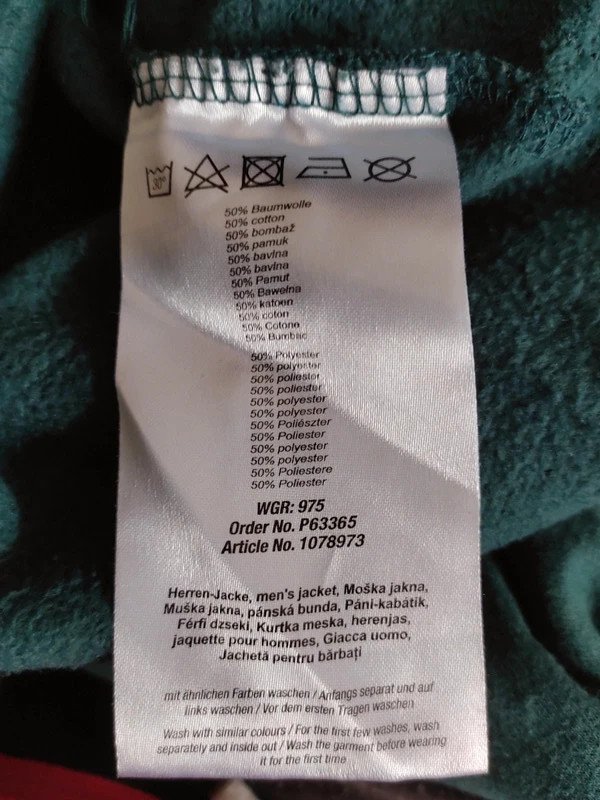 dunkelgrüner /petrol Hoodie Gr.M