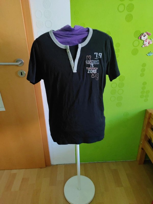 schwarzes T-Shirt Gr.M