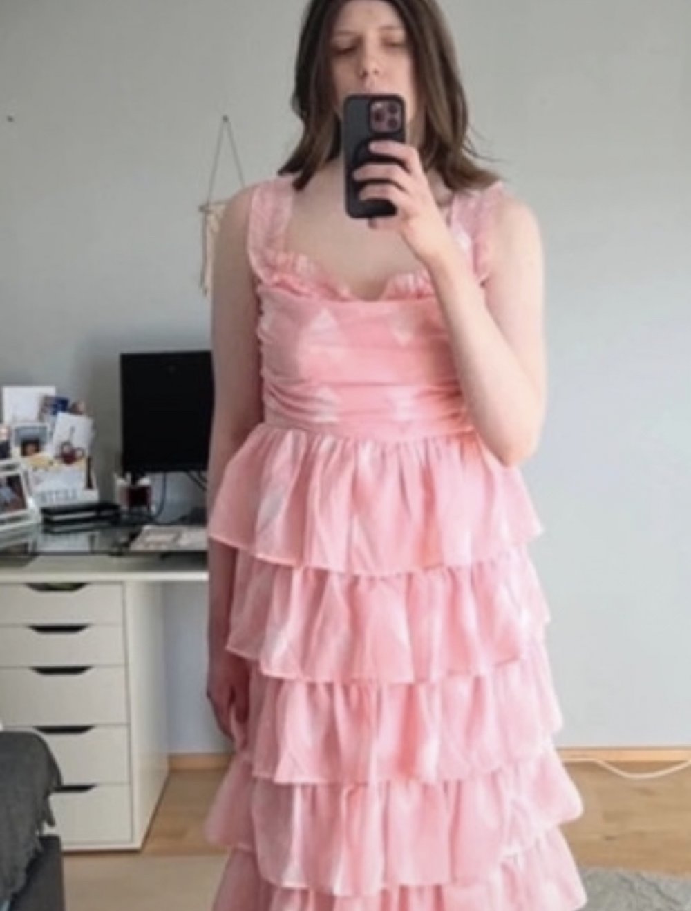 rosa Kleid