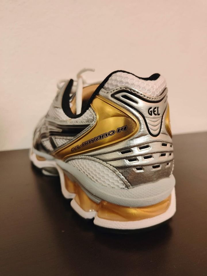 ASICS GEL-Kayano 14 goldgelb Sportschuhe Sneaker Neu OVP Gr. 45  NP 189,-