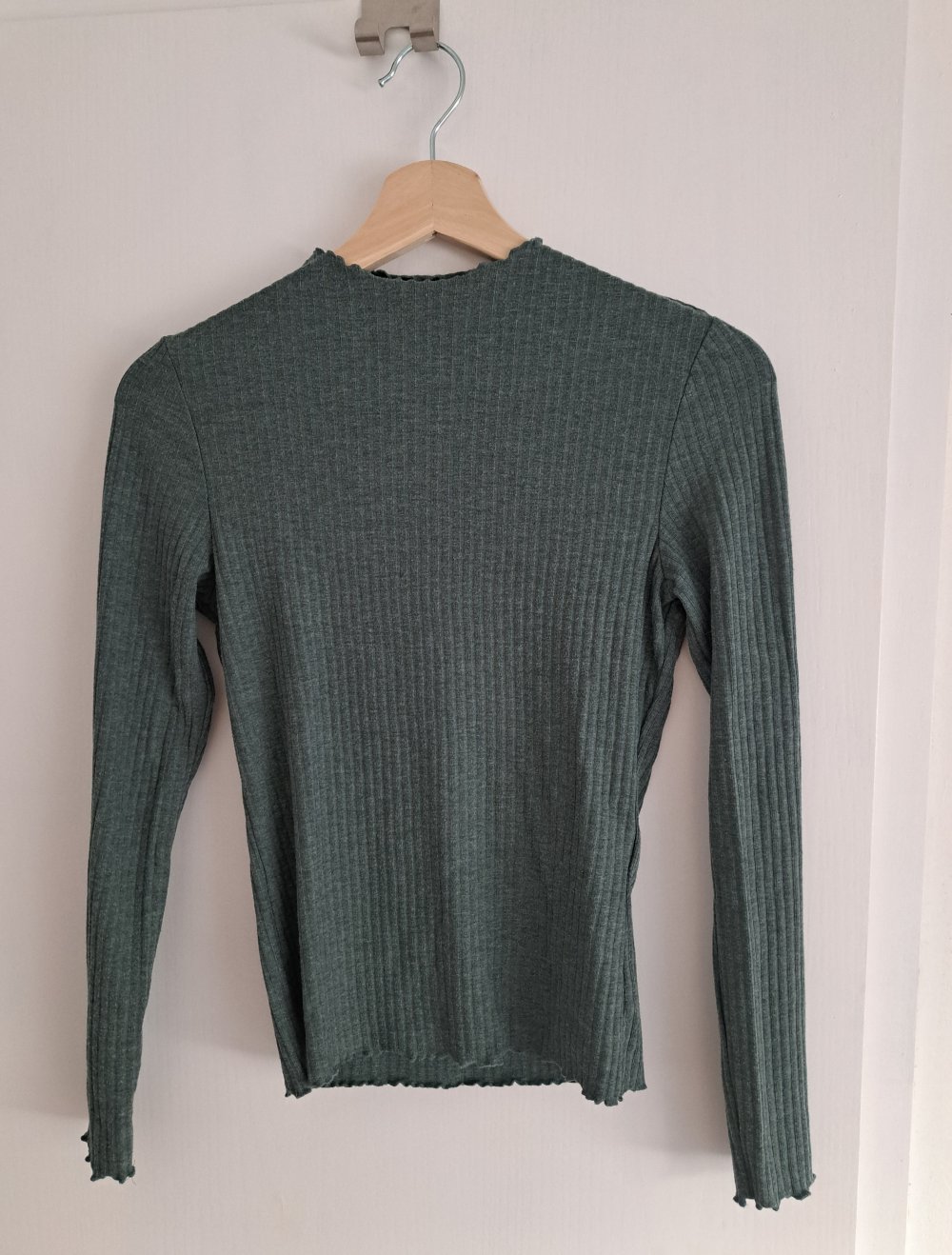 Türkis/Grünes Langarm-Shirt