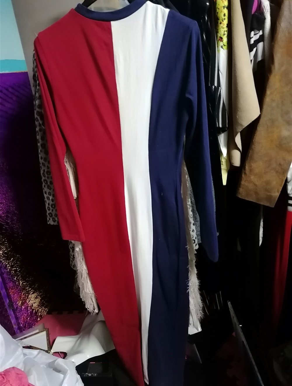 Kleid Frankreichflagge XS