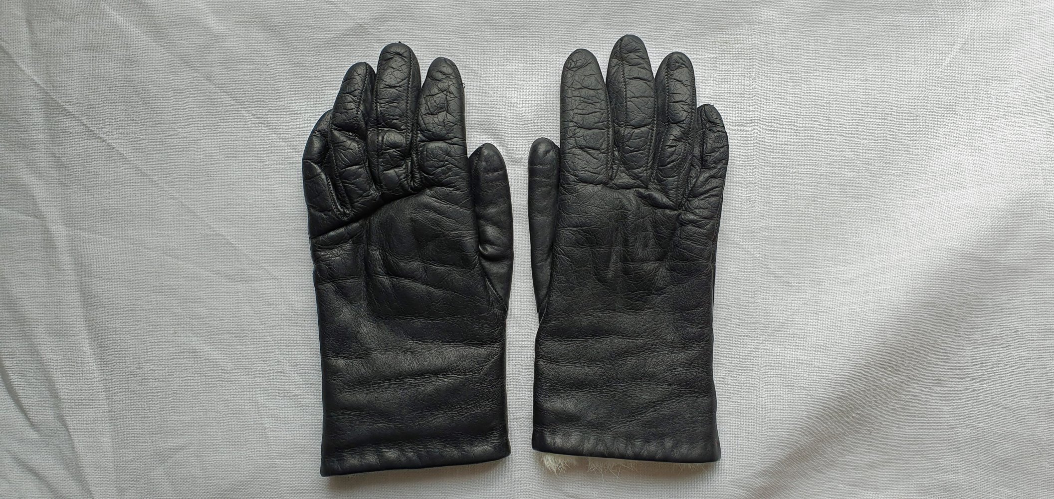 weicher Lederhandschuh, gefüttert