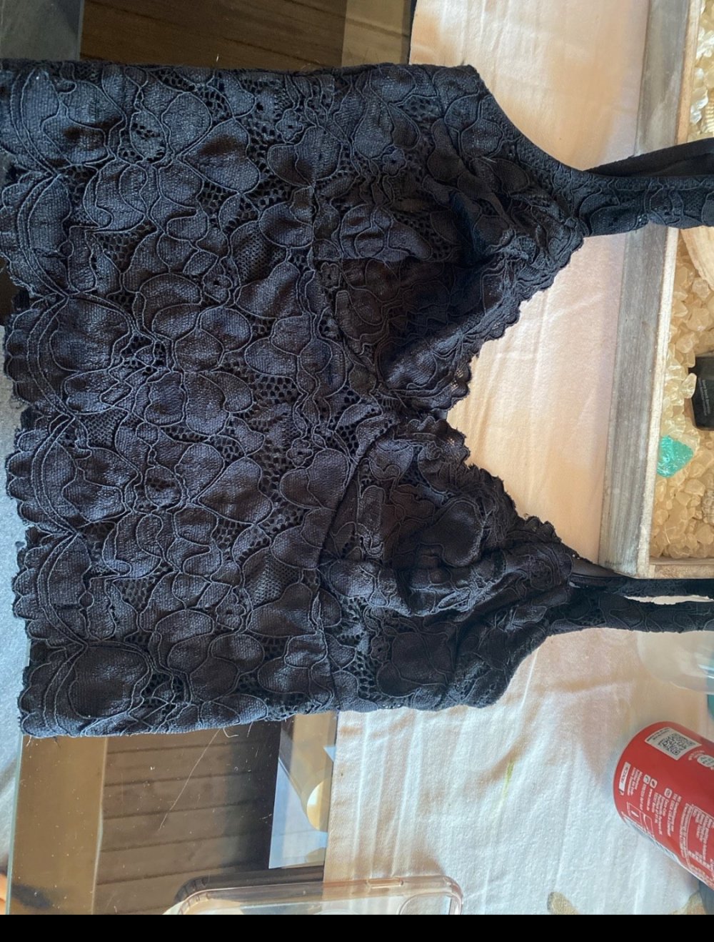 Schwarzes top
