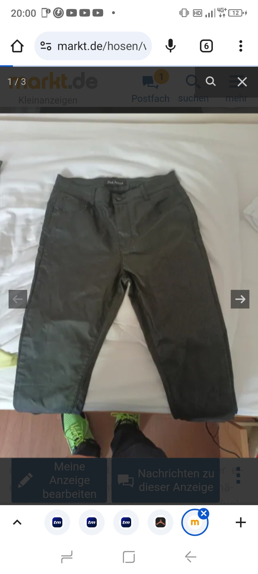 Verkaufe eine schöne lederhose gebraucht