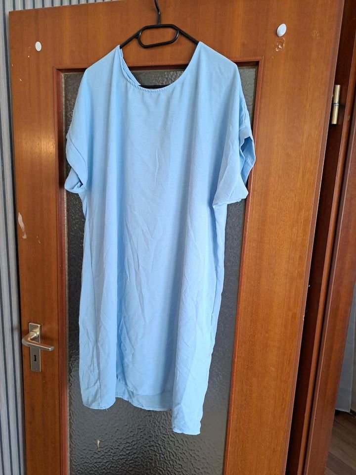 damen oberteil hellblau gr. xxl 
