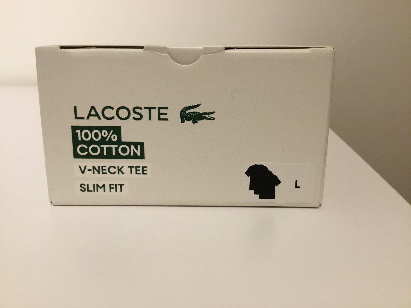 Neu! T-Shirts von Lacoste, 3 er - Set, in schwarz