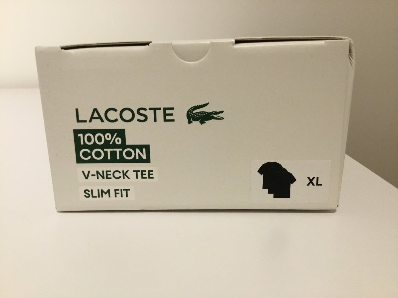 Neu! T-Shirts von Lacoste, 3 er - Set, in schwarz 