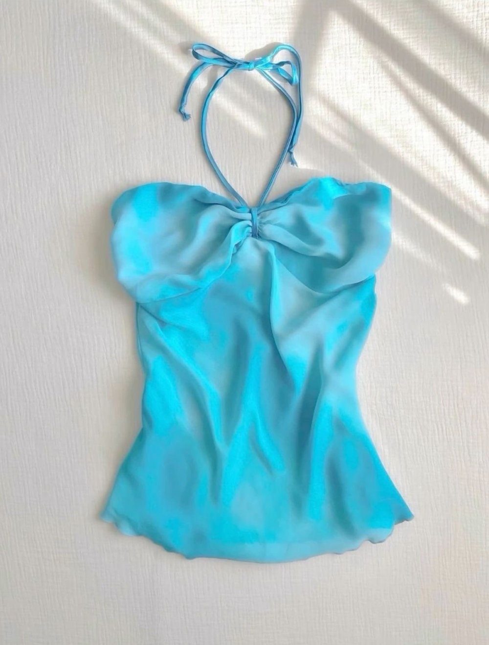 blaues Sommer top