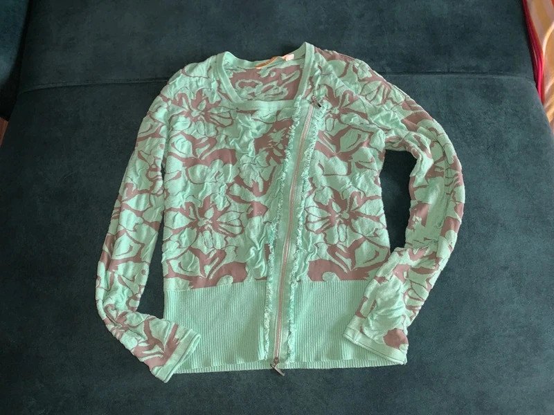 Süßes elegantes Cardigan Jäckchen Oberteil Biba Mint Grün 36