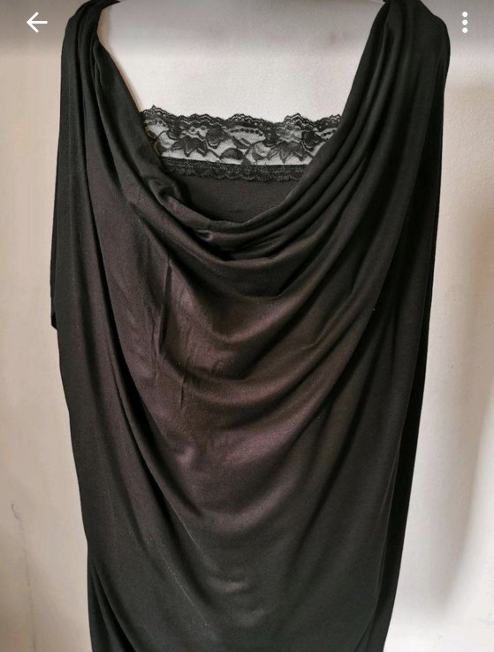 2er Set Damen Tshirts, 2in1, Longshirts, Gr. 52/54, schwarz, H'rosa (weiß)