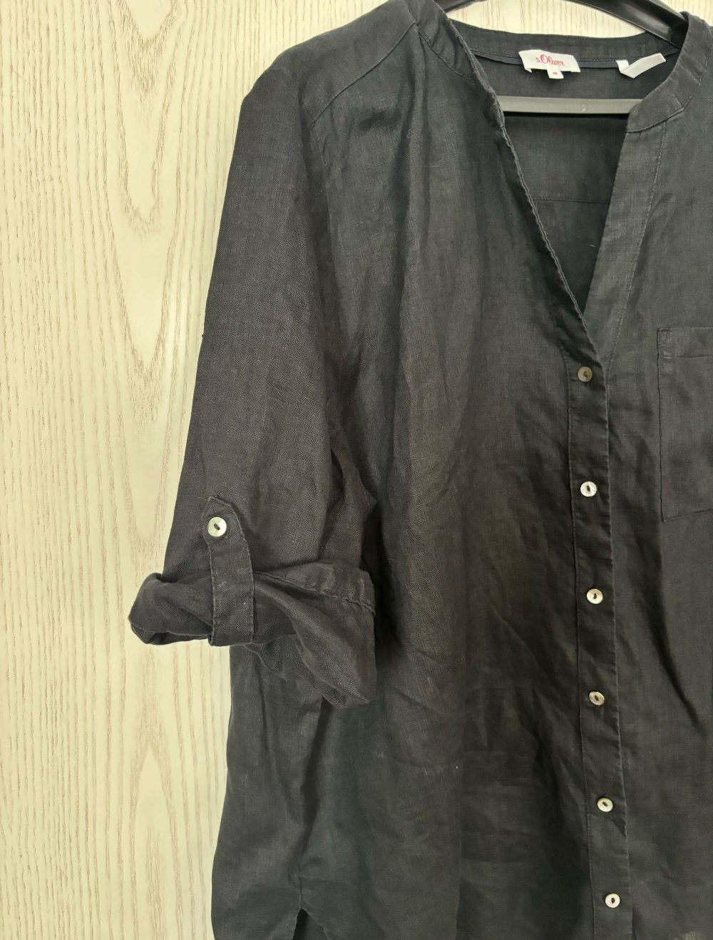 Leinenbluse von S.Oliver Größe 48