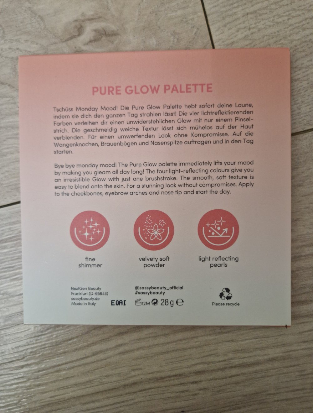 Glow Palette Neu