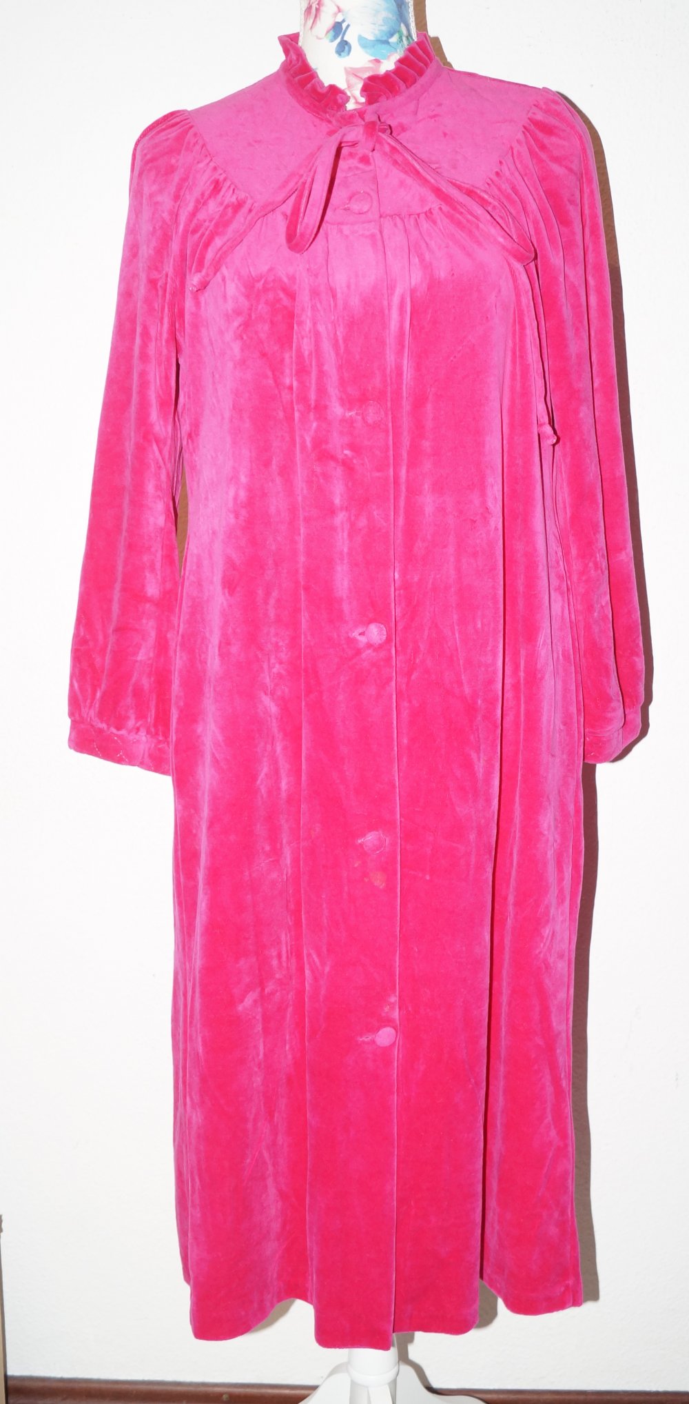 pinker Morgenmantel / Bademantel Gr.36/38 canda