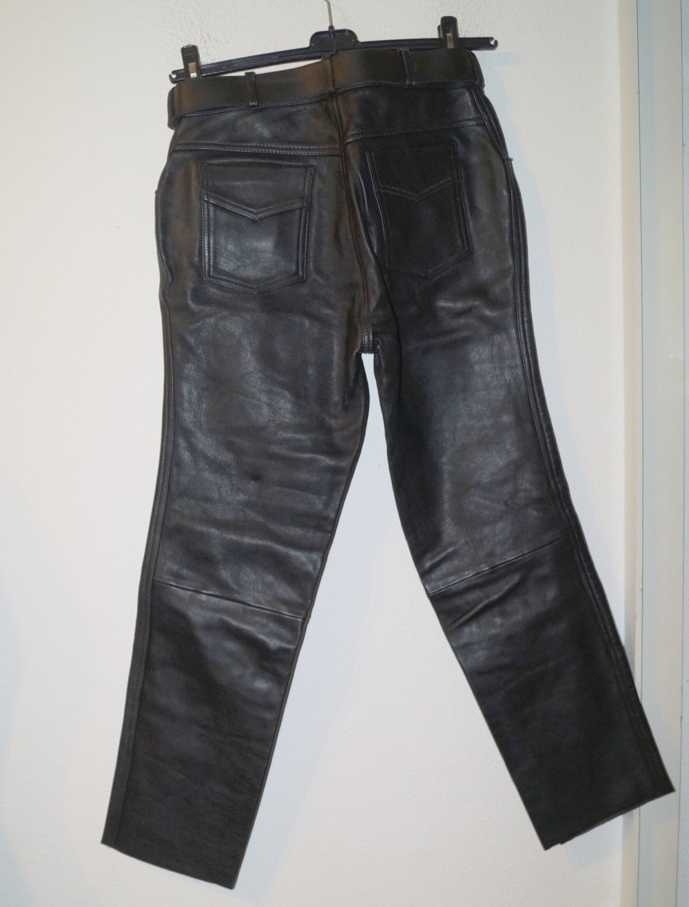 schwarze Lederhose Gr.44(S)