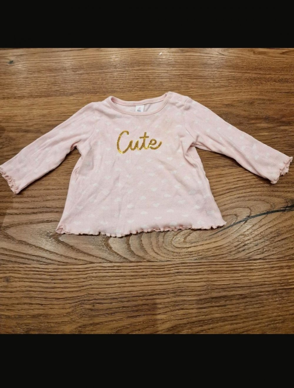3x Langarmshirt für Mädchen Gr. 62
