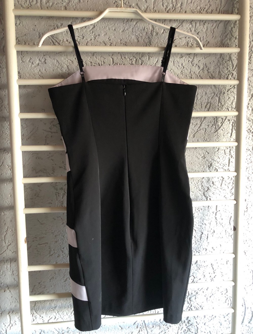 Trägerkleid Cocktailkleid schwarz/weiß Rinascimento gr36 Maße anbei