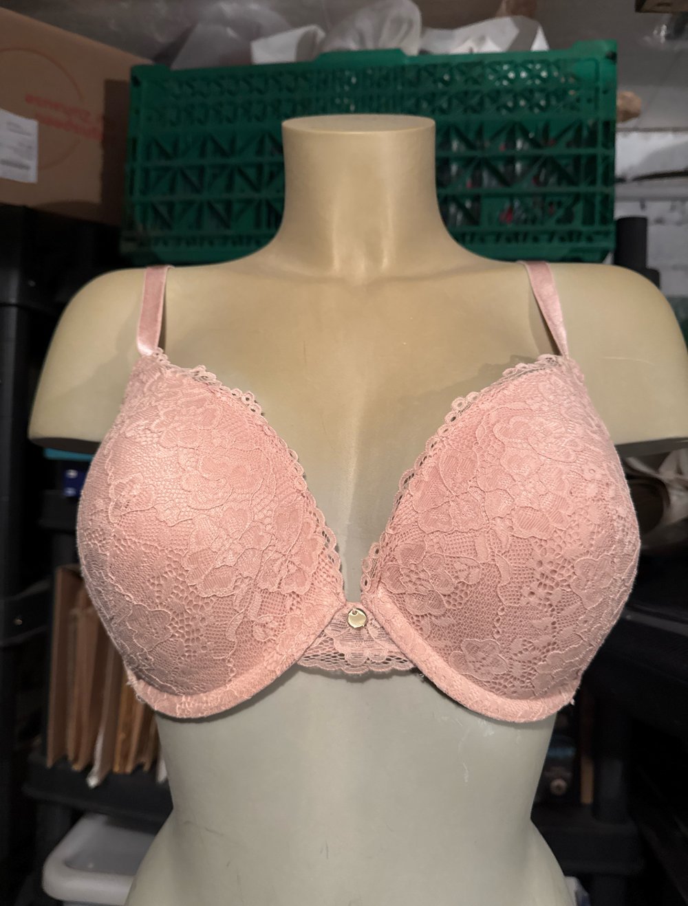 spitzen rosa bh 75f