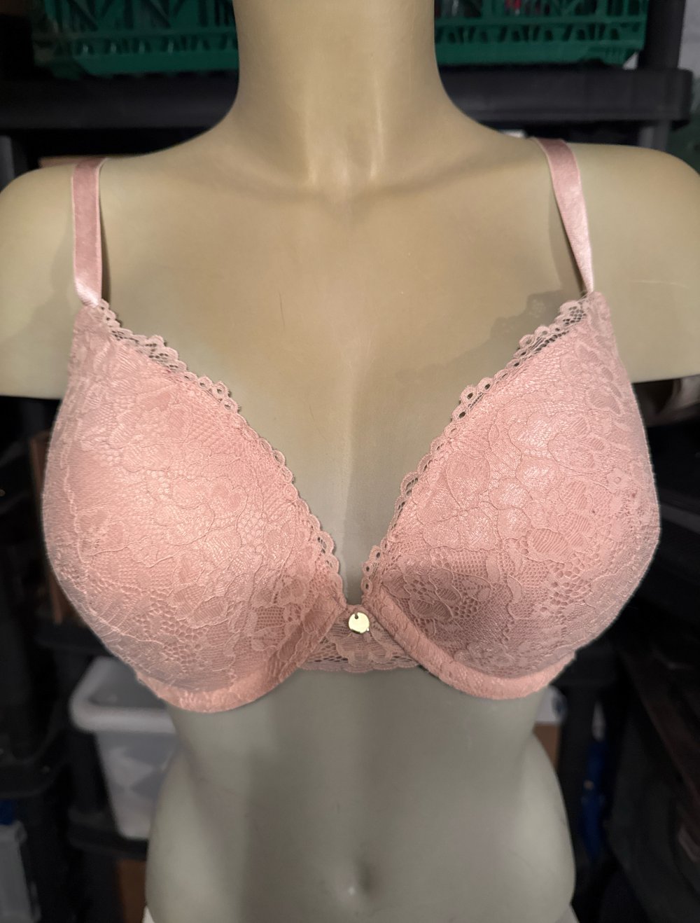 spitzen rosa bh 75f