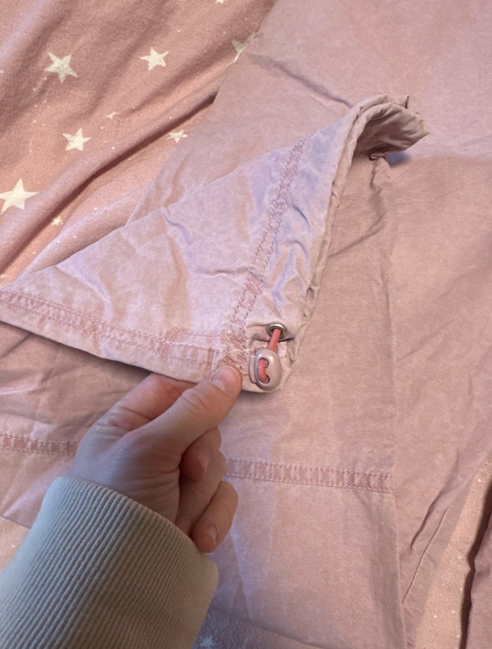 Schöne rosa Jeans