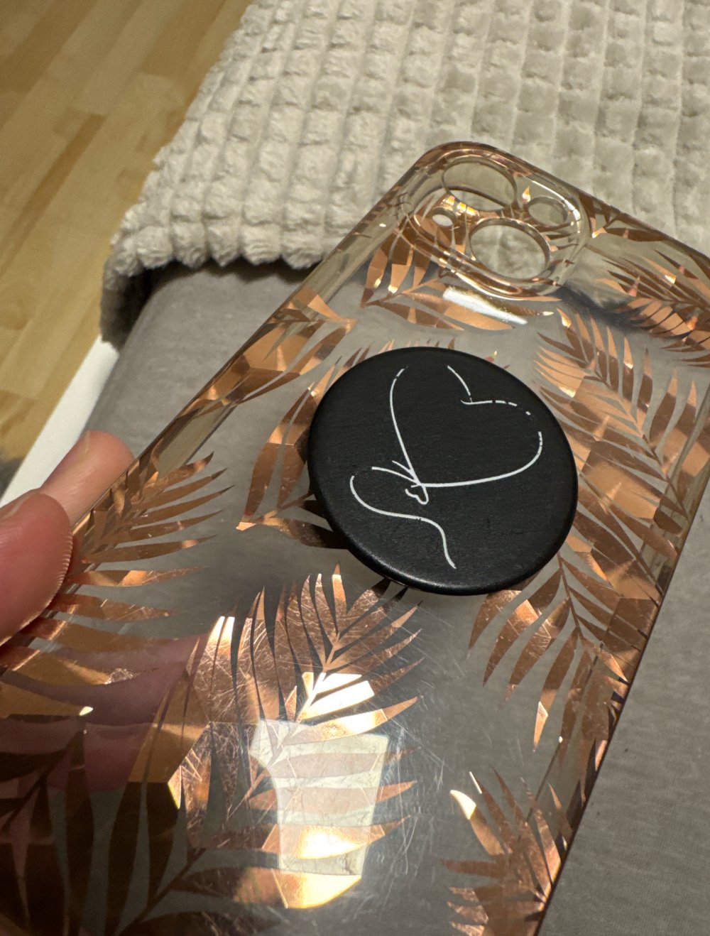 IPhone 13 Palmen Hülle mit Popsocket