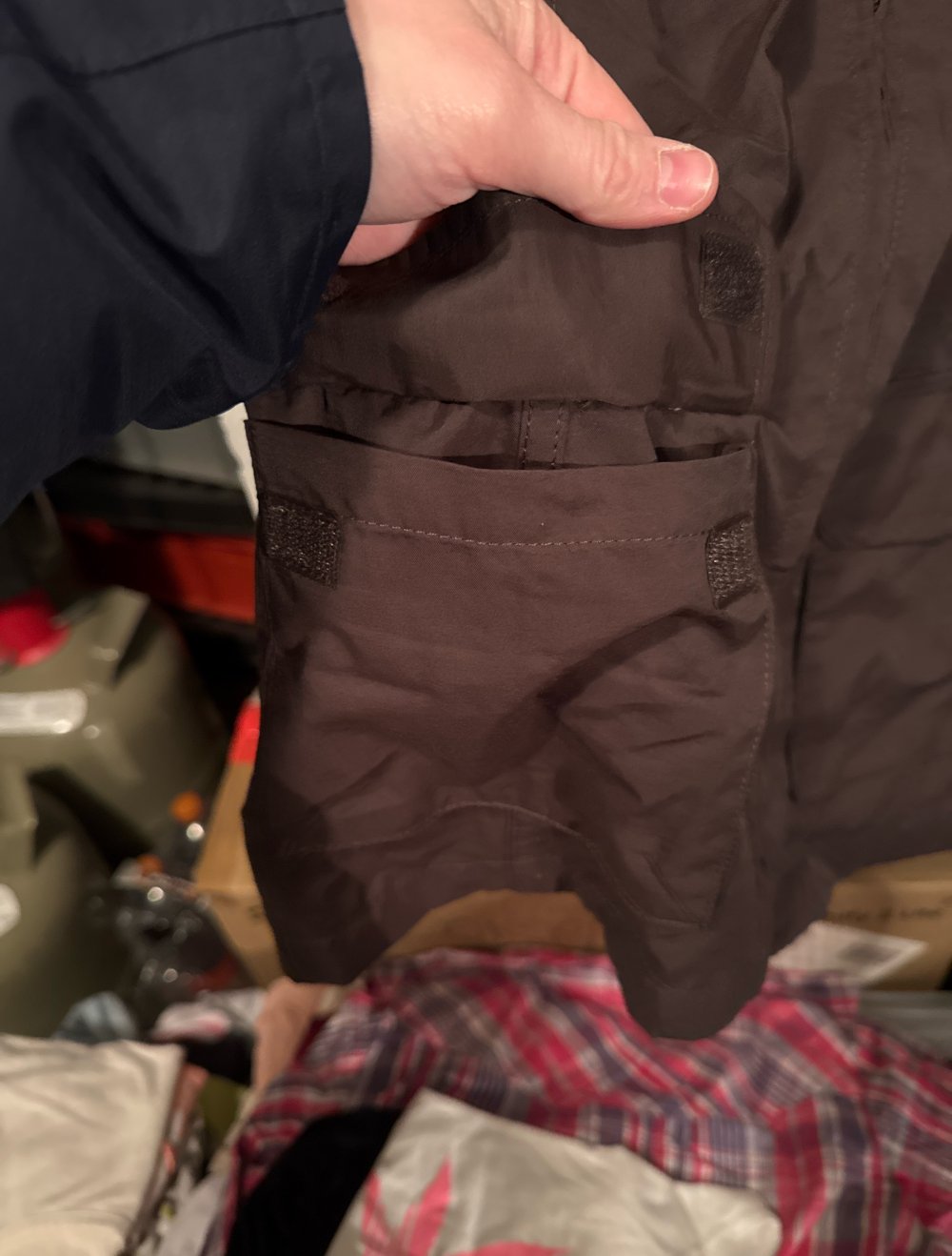 braune dünne Weste S 36/38