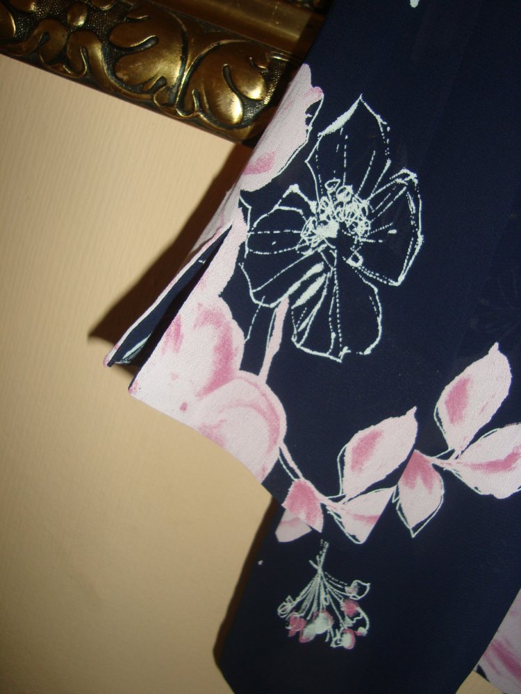 Vintage Bluse Blütenprint Gr.44