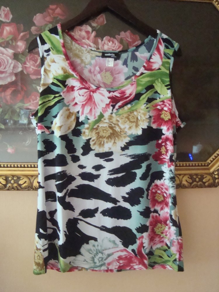 Longshirt Blütenprint Gr.44
