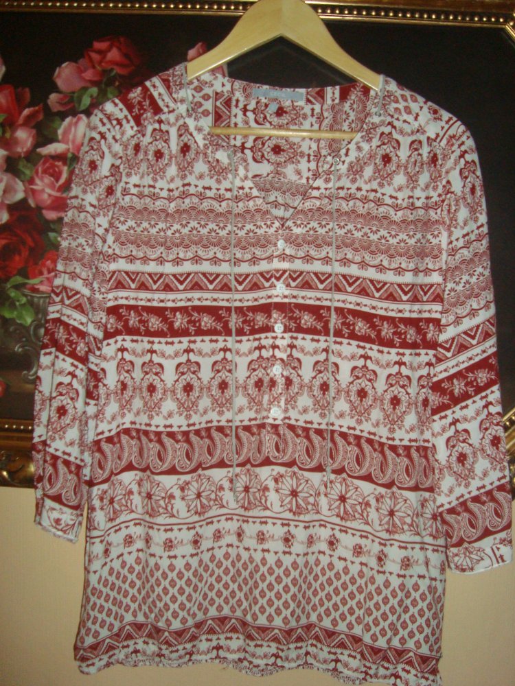 Longbluse Blütenprint von Cecil Gr.L