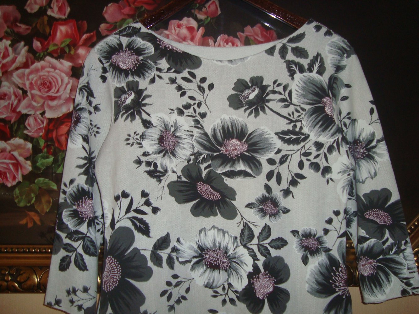 Kleid - Blütenprint Gr.38/40