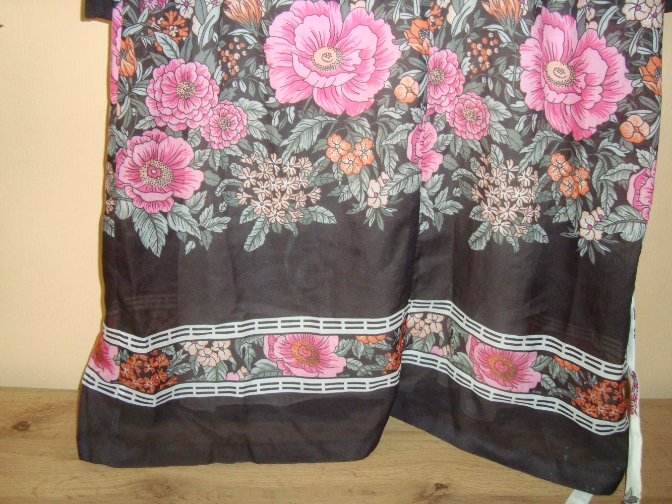 Vintage Sommerkleid Blütenprint Gr.44