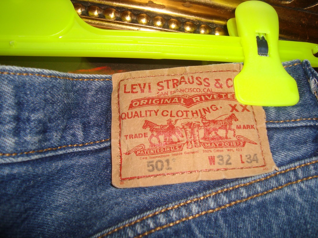 Vintage High Waist Jeans Levis 501