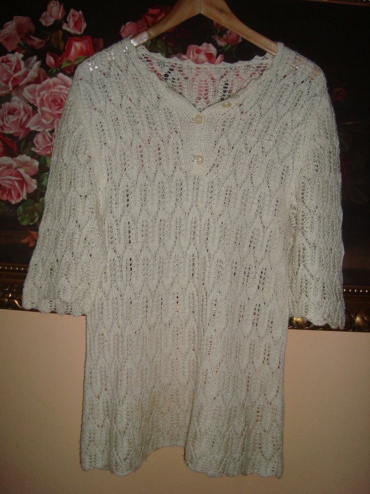 Echte Handarbeit-Vintage Strickset Gr.44/46