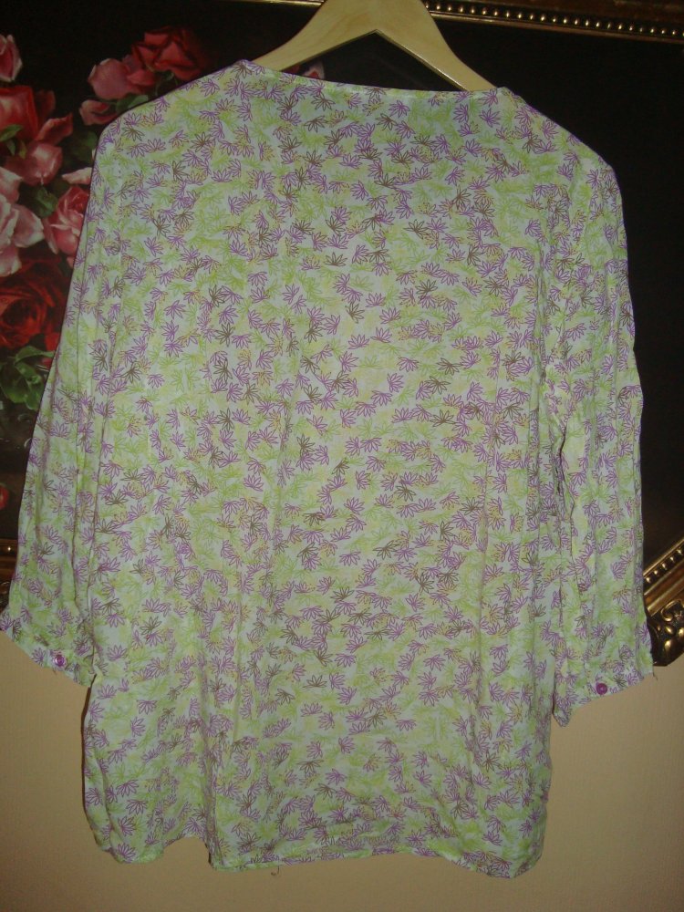 Bluse Blütenprint Charles Vögele Gr.46