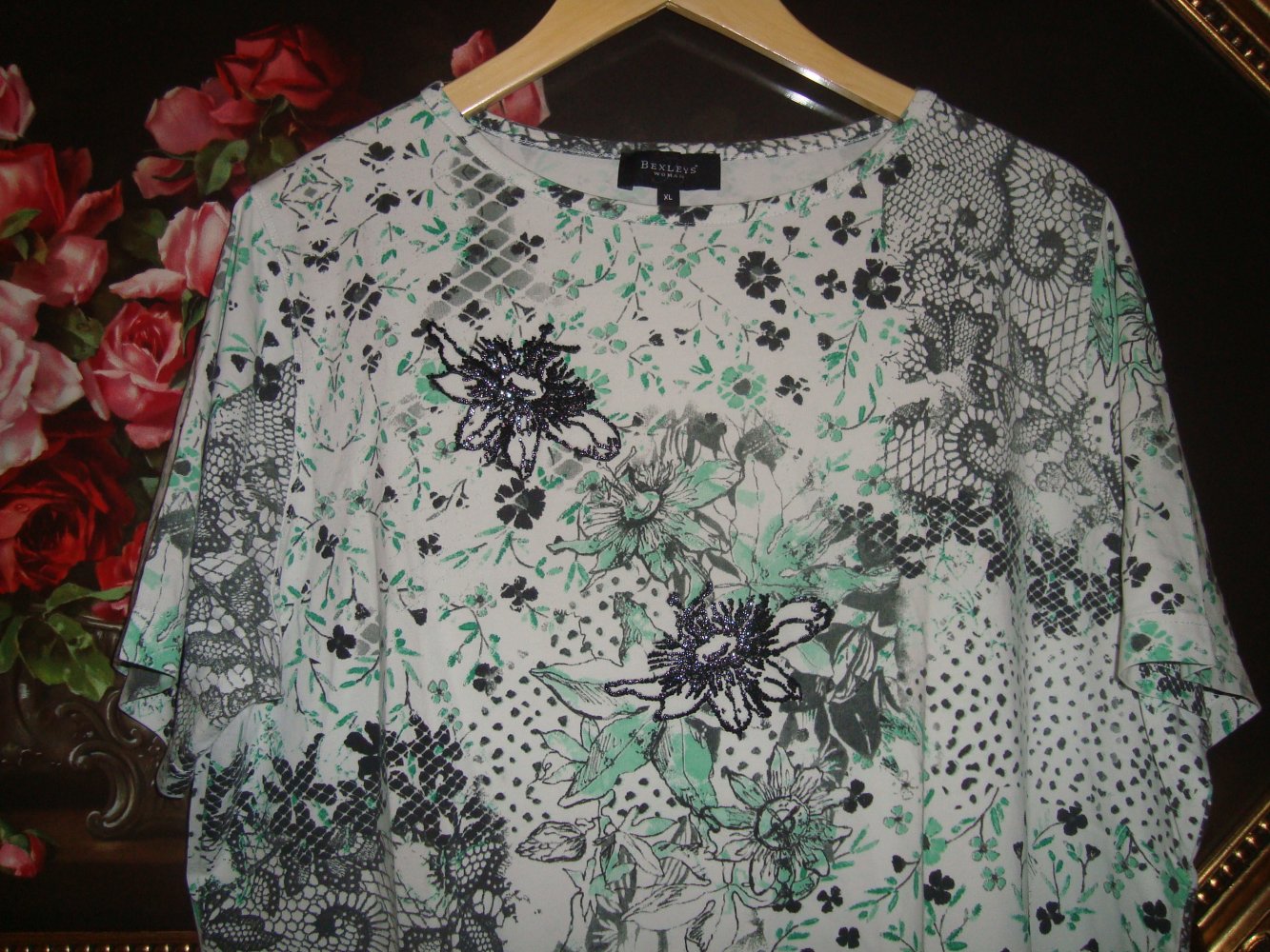 Shirt Blütenprint Gr.XXl