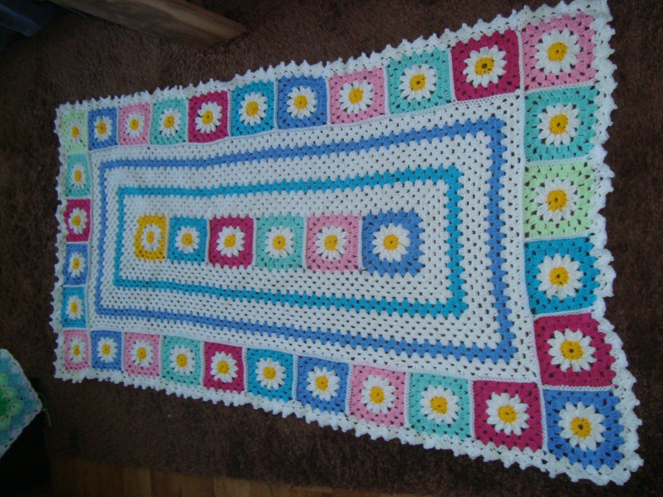 Granny Square Babydecke