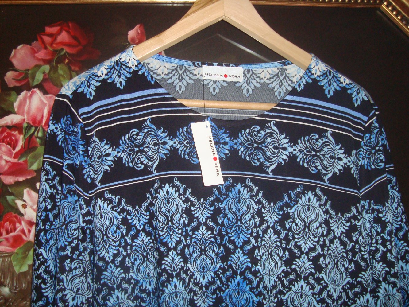 Neu! Shirt Paisley Muster-Helena Vera Gr.42/44