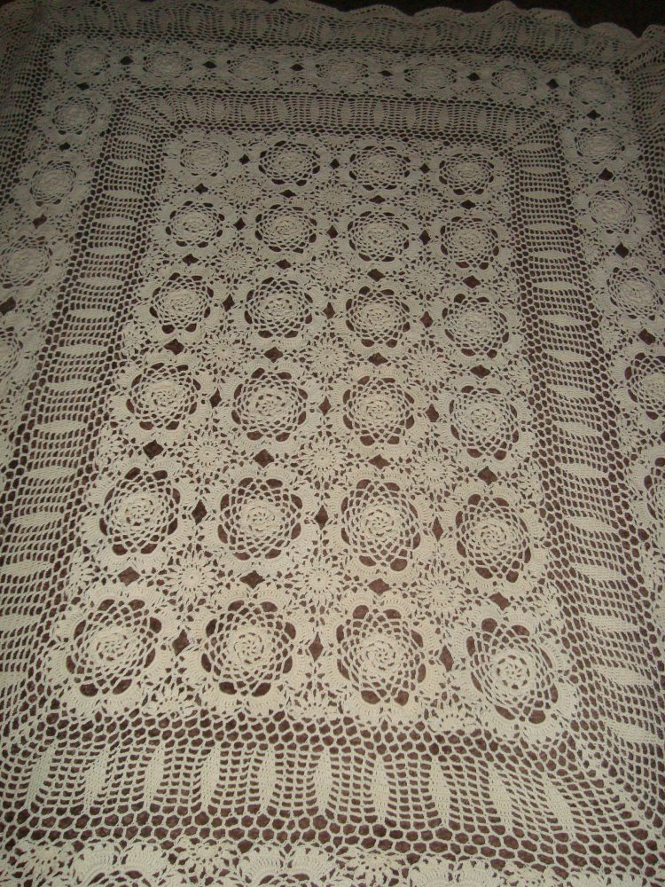 Häkeldecke-Echte Handarbeit ein Unikat