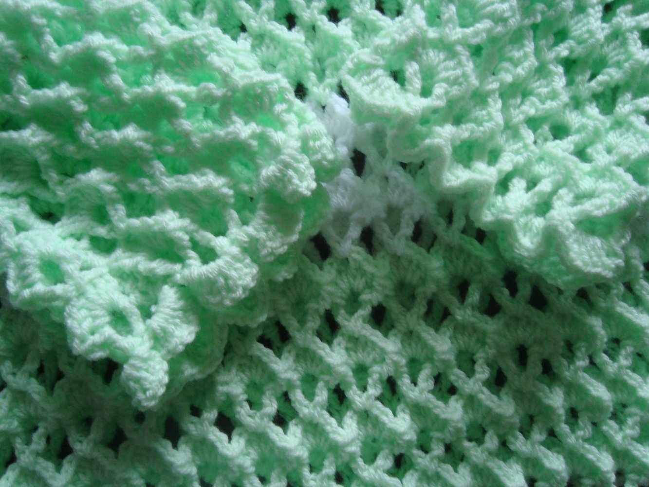 Echte Handarbeit-Häkelpullover Gr.44/46