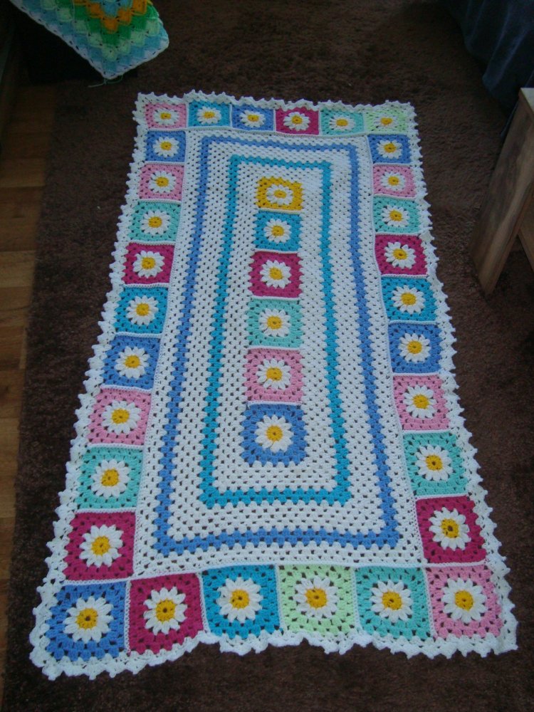 Granny Square Babydecke