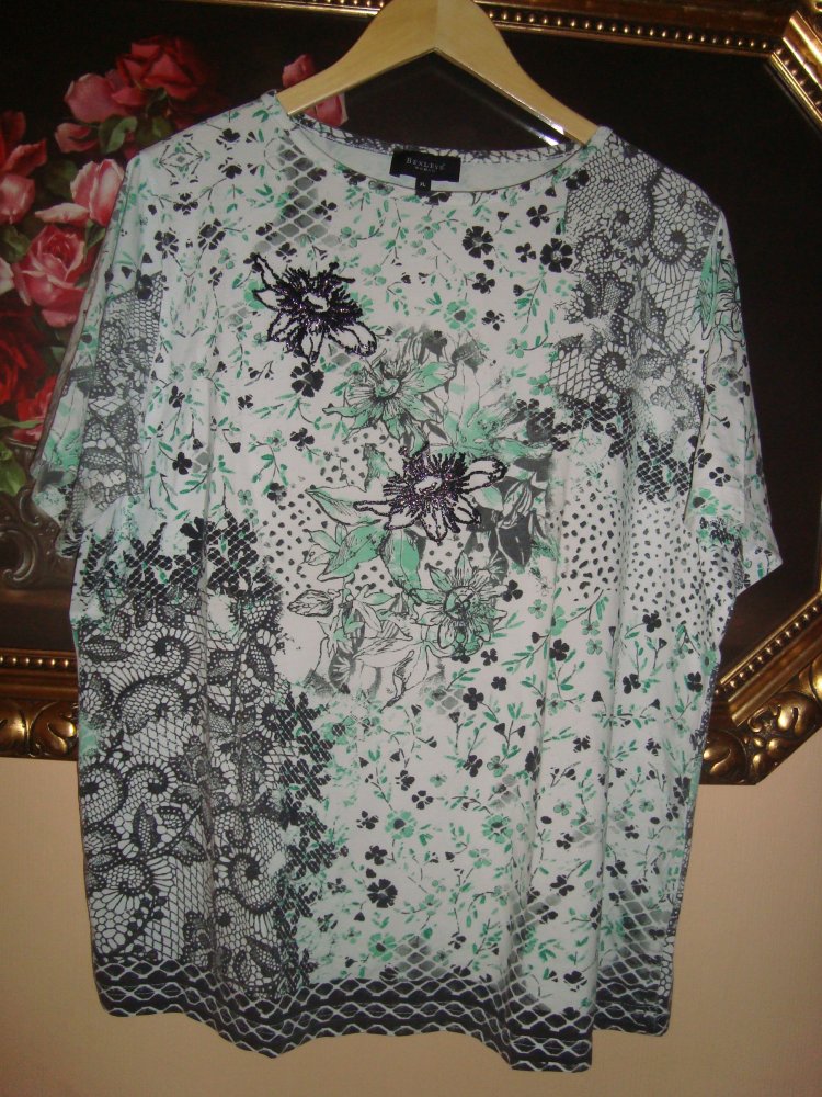 Shirt Blütenprint Gr.XXl