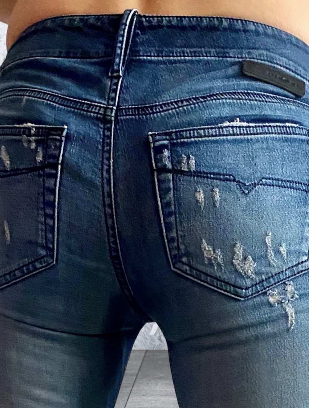 DIESEL Damen Denim Stretch Grupee-S-Ne Jeans Gr. W27 L32
