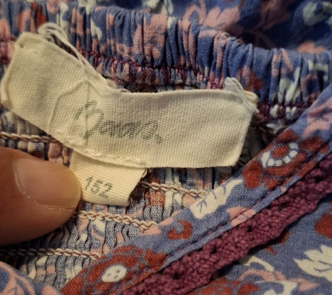 Lila gemustertes Kleid von Maas (Naturmode)